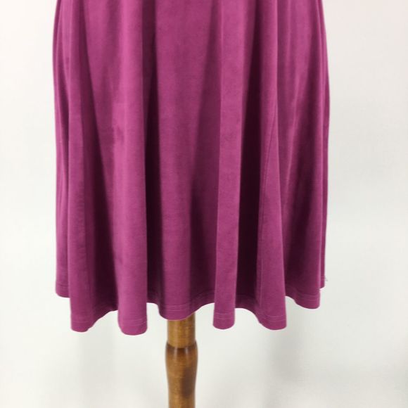 Mink Pink Faux Suede Dress Women's Size Medium EUC Mauve Fuschia - Picture 12 of 12